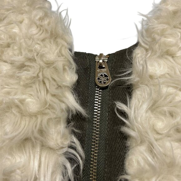 Guess Faux Fur Vest Size S - Picture 3 of 5